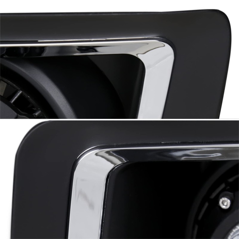 Spec-D Tuning Clear Driving LED Fog Lights +Built-In LED Bulbs