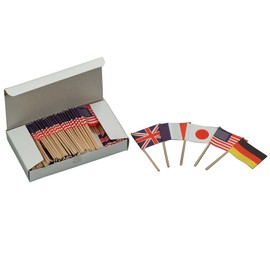 (TV Series Crafts (yamasita Craft) Flag Toothpick 5 Countries X 40 Pieces 39661000