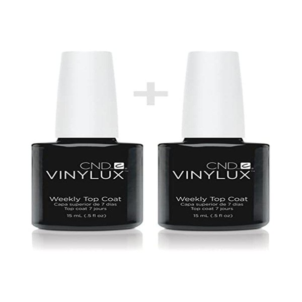 CND Vinylux Weekly Top Coat - The Original from - Pack of 2