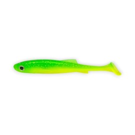 Mad Shad Soft Bait 10cm 6g Pike Zander Perch 3 pcs FISHIN ADDICT (LIMEREUSE)