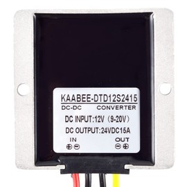 12V to 24V DC Step Up Converter Input(9-20V) Boost Voltage Booster Transformer (15A 360W)