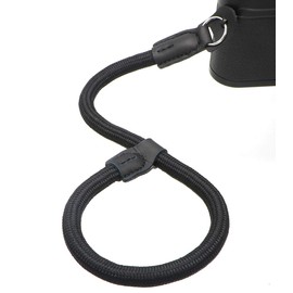 HITHUT Correa de mano para cámara de liberación rápida para cámaras réflex digitales réflex digitales sin espejo, cuerda de escalada ajustable, color negro