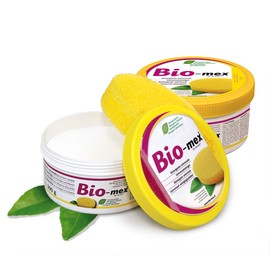 Bio-mex® Universal Cleaning Stone 300 g Biodegradable with 2 Cleaning Sponge Kit Pack of 2