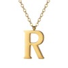 PROSTEEL Collares De Mujer Monogram Layer Necklace Gold Name Necklace