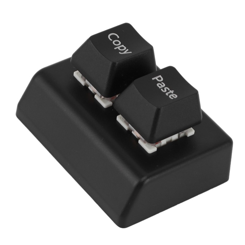 Programmable Keypad 2 Keys Copy Paste Red Switch USB C