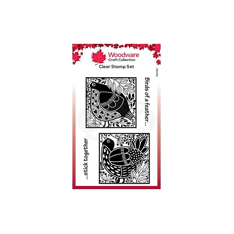 Jane Gill - Clear Magic Stamp Set - Bird Blocks