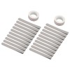 20pcs Stainless Steel Hemming Clips with 2pcs Diagonal Seam Tapes