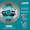 Makita E-07222 X-Lock 4-1/2" Turbo Rim Diamond Blade for Masonry