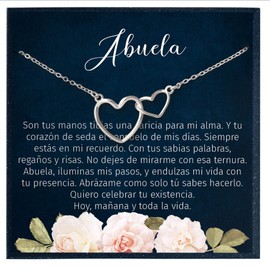 Collar Regalo para Abuela, Día de la Madre, Cumpleaños, Día de la Mujer Spanish Quote Gift for Abuela Gift in Spanish Jewelry