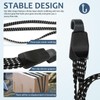 4 Pcs Bike Luggage Straps with Hooks, Elasticated Straps with
