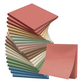(24 Pack) Sticky Notes 3x3 in., Sticky Note Pads, Vintage Colors Self-Stick Notes Pads, Strong Adhesive, Recyclable, Easy to Post for Home, Office, Notebook