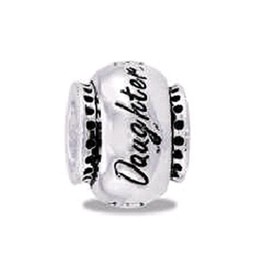 Davinci Beads Daughter Silver Bead