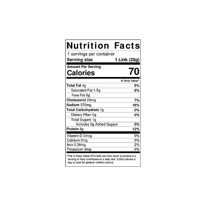 Delicious Dearborn Classic Hunter Sausage - 24 ct 1oz -