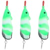 3Pcs Sequin Conversion Soft Artificial Simulation Snakehead Lure Bait Fishing