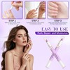 3PCS 2-in-1 Cuticle Oil Pusher Pen, Ceramic Cuticle Pusher &
