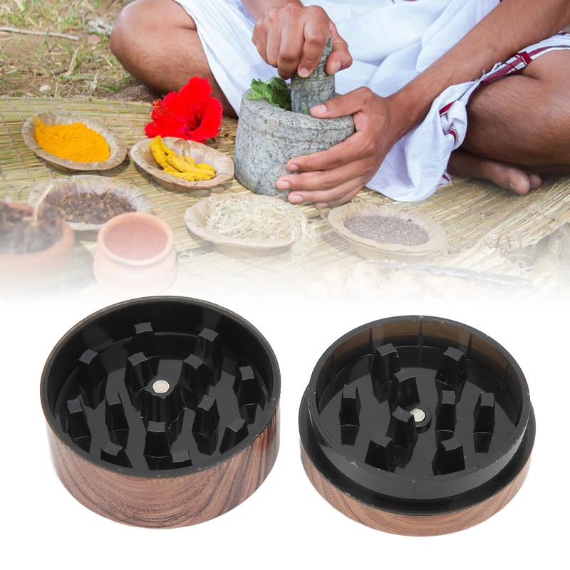 Manual Spice Grinder Mini Design Durable Metal ABS Portable Easy