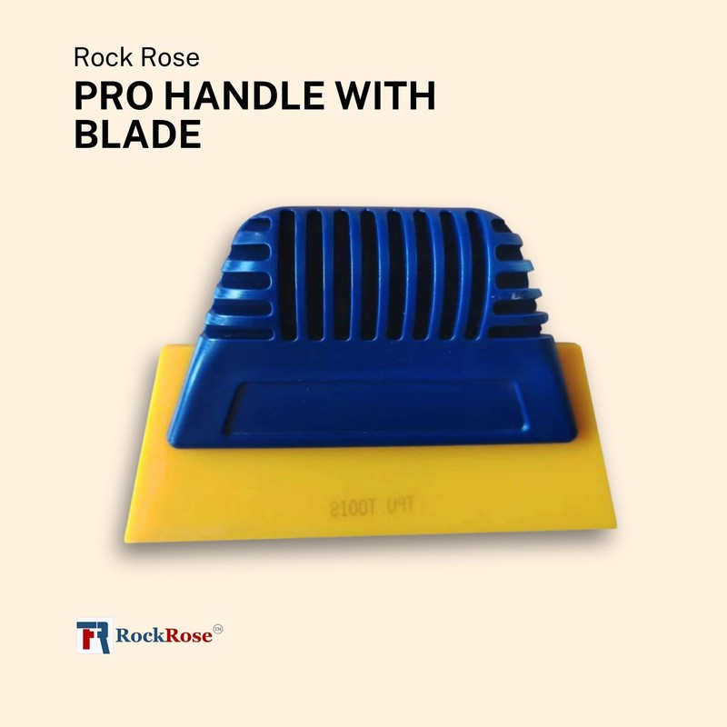 Pro Handle with Blade Vinyl Applicating/Silkscreen Printing Squeegee PU Type