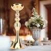 2 Pcs Wedding Flower Stand Exquisite Metal Candle Holder Wedding