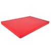 18 x 12 Red Plastic Cutting Board, 1 Inch Thick