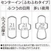 Center-In Fluffy Normal Days, Wingless, 8.3 inches (21 cm), 28