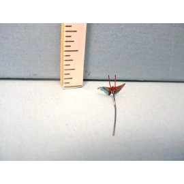 Terry Harville Miniature Morning Clock Butterfly Terry Harville 1/12 Scale