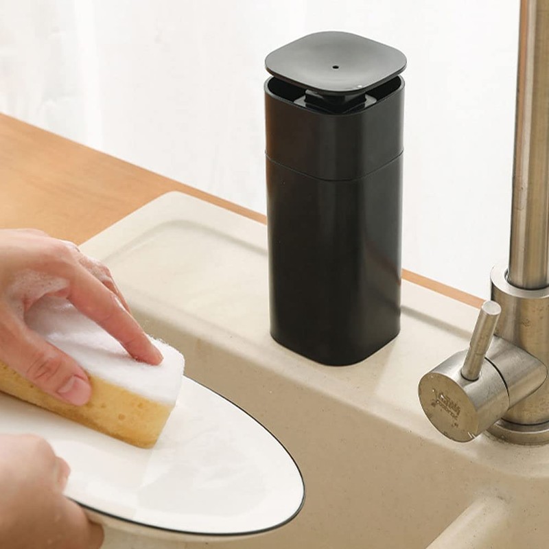 Liquid Push Down Pump Dispenser, One-Touch Pump Bottle Dispenser, Empty