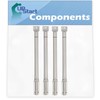 UpStart Components 4-Pack BBQ Gas Grill Tube Burner Replacement Parts
