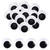 20 occhi autoadesivi oscillanti, 40 mm, occhi in plastica per