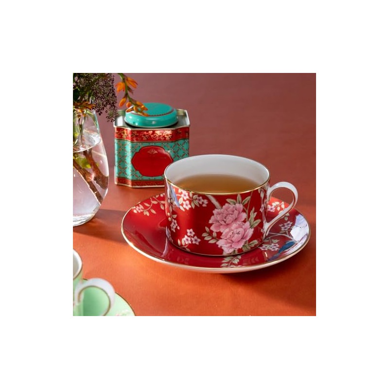 Narumi 97178-54727 Queen's Garden Cup Saucer, 9.1 fl oz (270