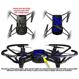 Skin Decal Wrap 2 Pack for DJI Ryze Tello Drone Baja 0023 Yellow Drone NOT Included