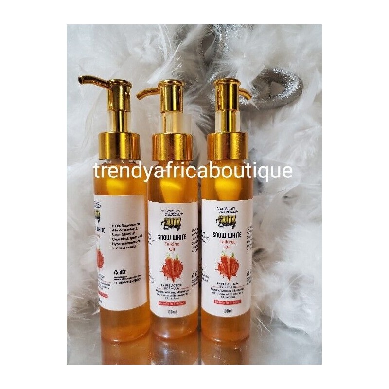 TRENDY GLITZ LUXURY Snowwhite TALKING OIL face & body 100mlx1