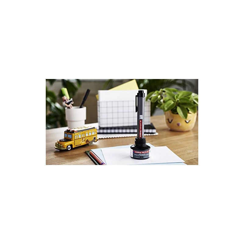 edding 12 Retract whiteboard marker - black, red, blue, green