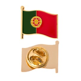 Desert Cactus Portugal Lapel Pin Country Enamel Made of Metal Souvenir Hat Men Women Patriotic Portuguese (Waving Flag Lapel Pin)