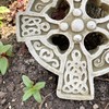 Darthome Ltd Ancient Stone Celtic Cross Tile Hanging Garden Ornament