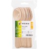 20 wooden spoons, length 15.7 cm, birch, be green