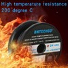 BNTECHGO 24 Gauge Silicone wire spool 500 ft Black Flexible