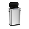 pouseayar 13Gallon 50L Stainless Steel Smart Trash Can with Motion