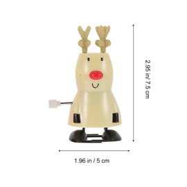 jojofuny 12 Pieces Wind-Up Toys Christmas Wind-Up Animals Dancing Reindeer for Children Secret Santa Party Bag Gift for Christmas Birthday Thanksgiving