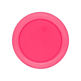 Party Essentials Party Supplies Bright Assortment Disposable Plastic Dinnerware for Decorations, Birthday, Baby Shower, Bachelorette, 6-Inch, 40-Count, Neon Pink