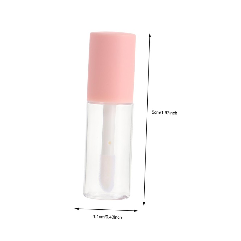 Baluue Visible Lip-glaze Bottles Pcs Lip Gloss Tube Set Compact