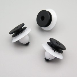 VVO Fasteners- Black Plastic Tailgate Lining Clips & Boot Lid Lining Clips for Volvo XC60, V40, C30, XC90, S80, XC70, V70 (including XC), (Pack of 10)