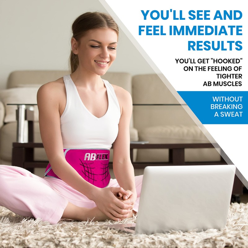 ABFLEX Ab Toning Belt and Ab Stimulator for Slender Toned