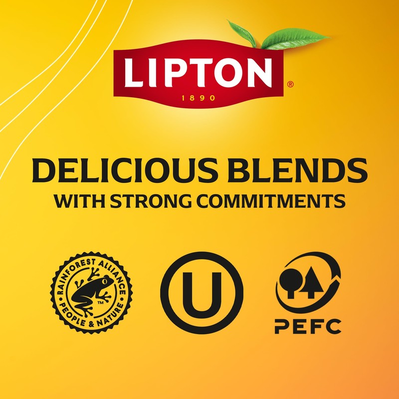 Lipton Peach Paradise Tea Bags, caffeine free Tea, Fruit and