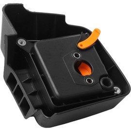 FS235 - Conjunto de filtro de aire para desbrozador, filtro de repuesto compatible con cortacésped FS235R, motor pequeño y equipo de energía al aire libre, ABS negro + nailon