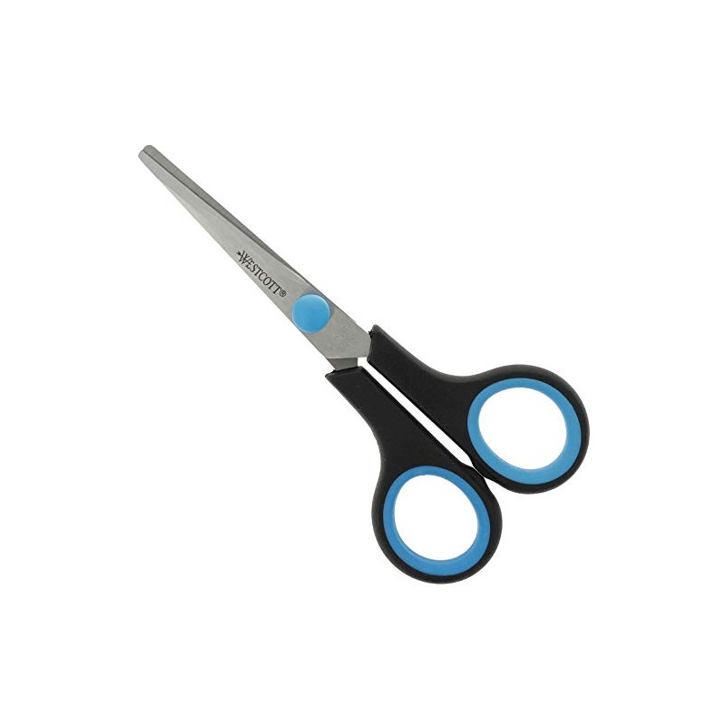 Westcott 5 inch E-30250 00 Easy Grip Soft Grip Scissor