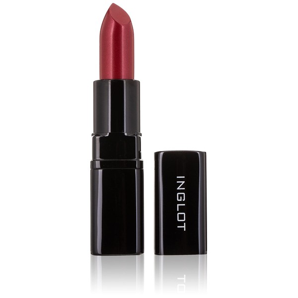 Inglot lipstick with vitamin E and apricot kernel oil provides the lips with moisture. Professional lip care ensures easy and even application.