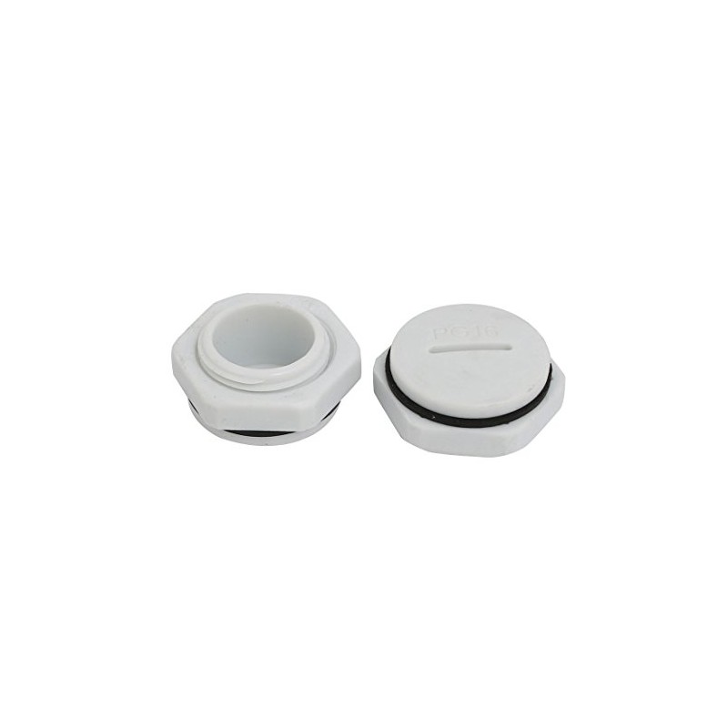 sourcingmap PG16 Nylon Male Threaded Cable Gland Screw End Cap