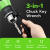 Mcbazel 3-in-1 Ratchet Drill Chuck Key Wrench with 2 Sets