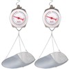 Tellegloww 2 Sets 110 lbs Large Display Hanging Scale with