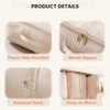 Ultra Space Saving Self Compression Organizer, 3-Layer Zipper Large Capacity
